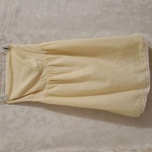 SZ. M EMMALEE LADIES YELLO/WHITE SUNDRESS